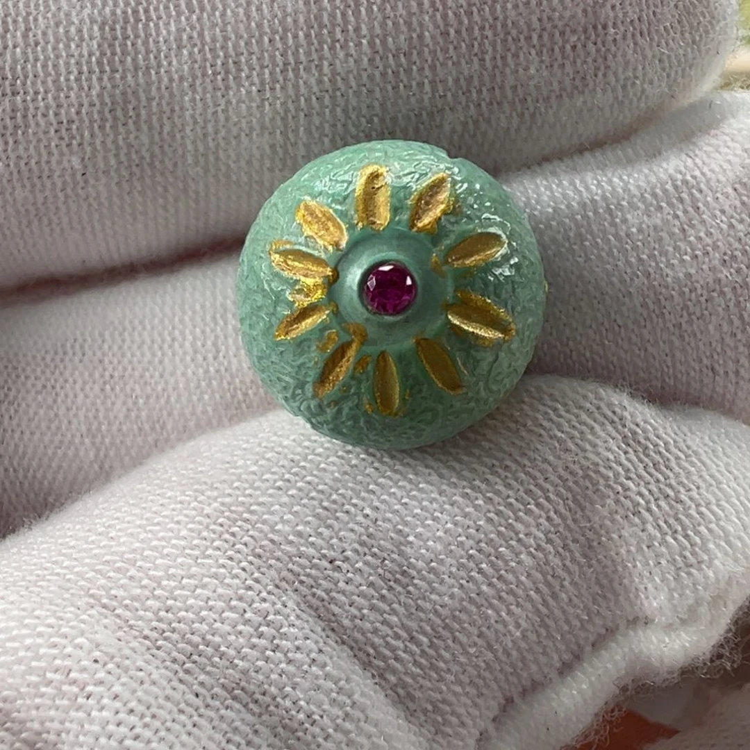 未镶嵌绿松石配饰13mm