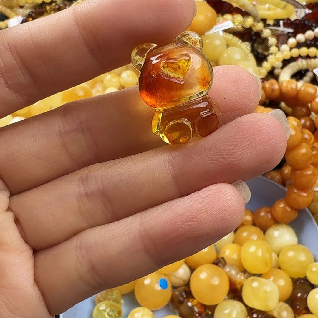 琥珀未镶嵌珠宝奇石