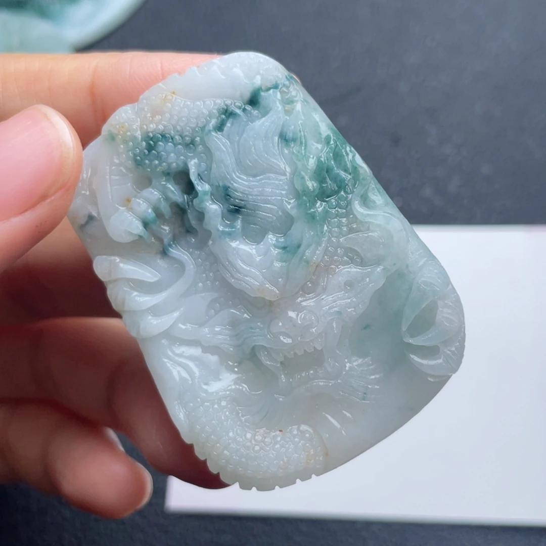 定制翡翠未镶嵌翡翠吊坠