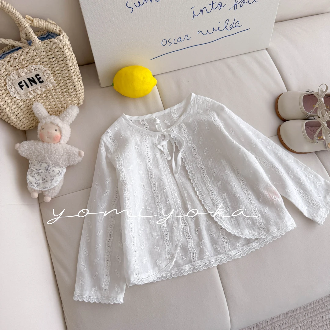 【现货】252-优米优卡-童装2025夏季新款纯棉公主风防晒外套-252063