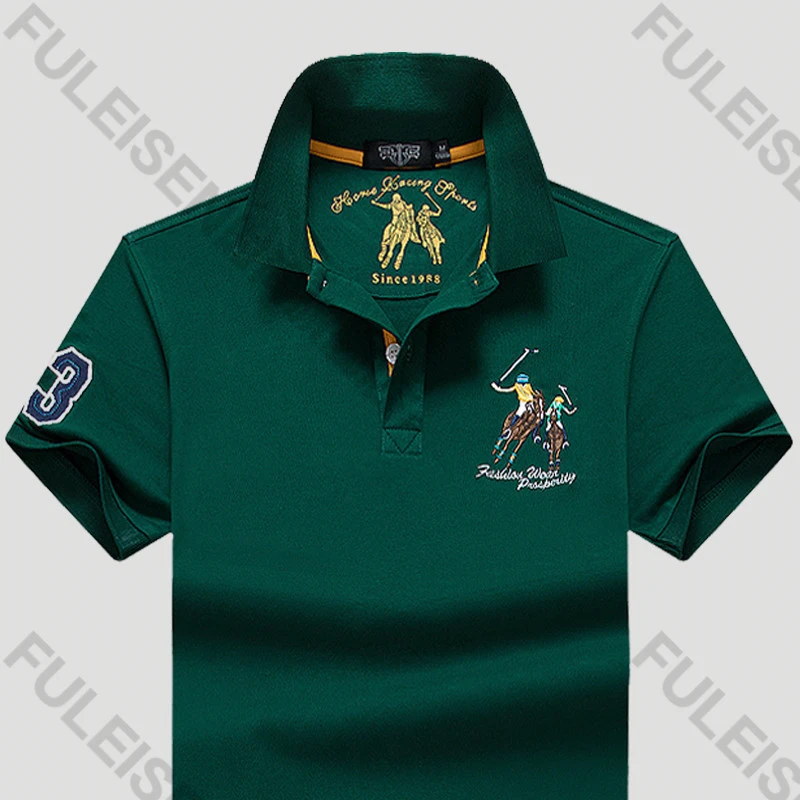 保罗T恤95棉POLO衫2025高档粉色男装秋季款爆款2025新款翻领