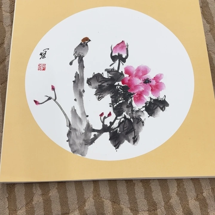 国画花鸟的翅膀和翅膀是一种很好