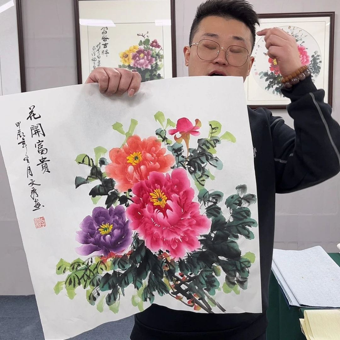 国画宣纸国画作品纯手绘