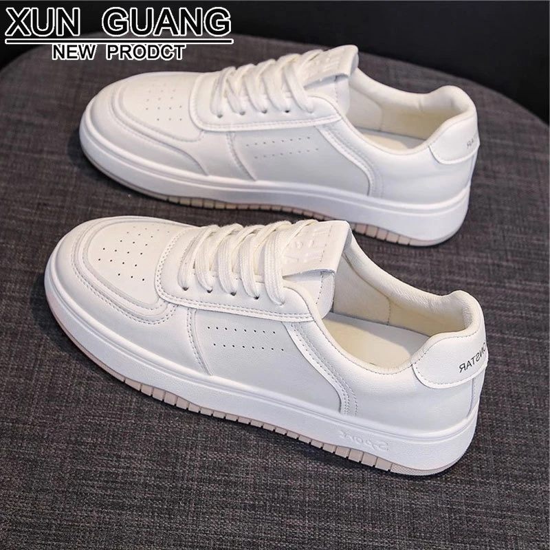 舒适平底小白鞋女鞋2025年秋季新款百搭爆款软底休闲运动厚底板鞋