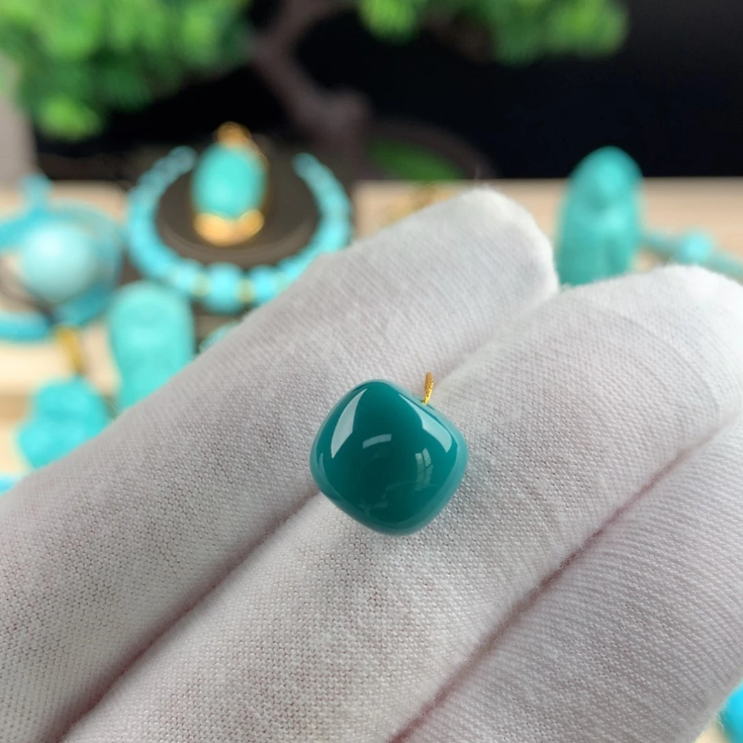 绿松石配珠卡11.5未镶嵌