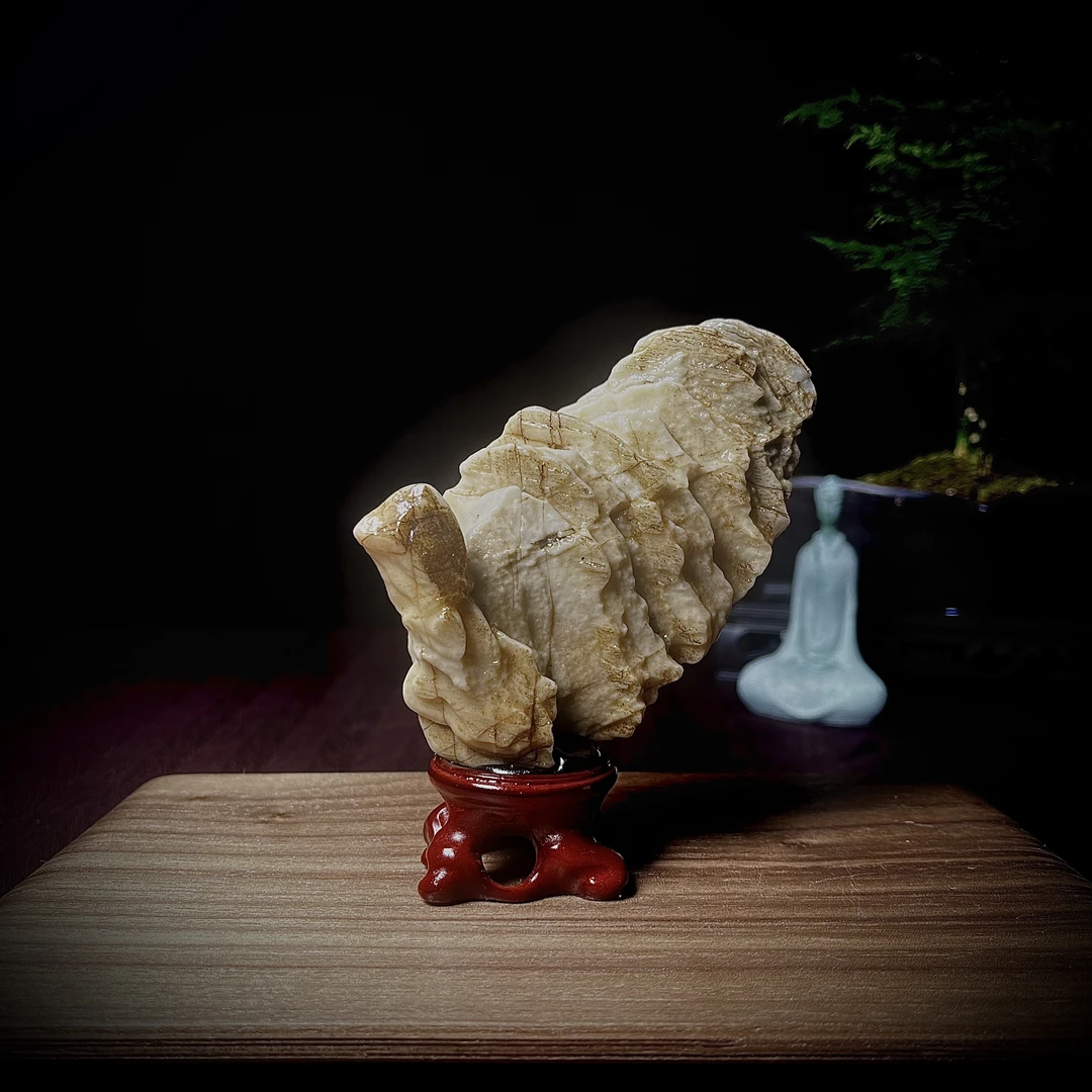 新疆微型风凌石摆件 鱼缸造景 微景观摆设 玄关禅意饰品 桌面摆件