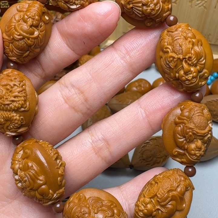 手串/手链橄榄核九龙财神
