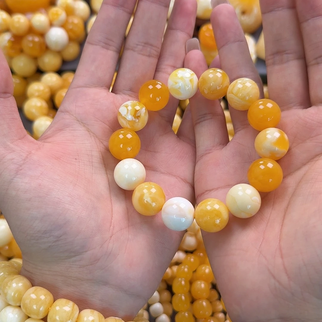 蜜蜡未镶嵌珠宝奇石16mm