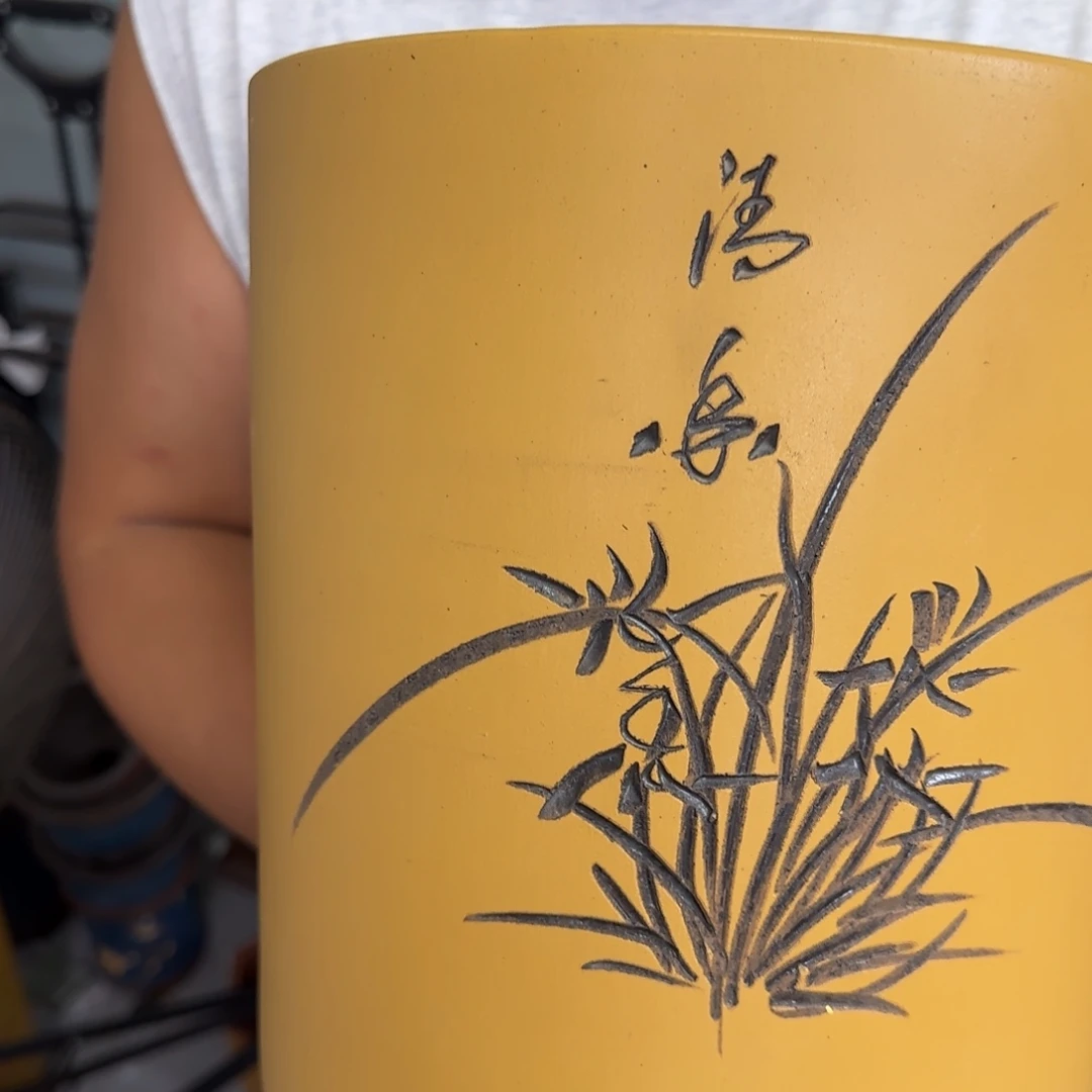 紫砂花盆口径17.22口径