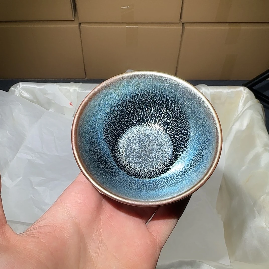 茶盏微瑕建盏，介意勿拍