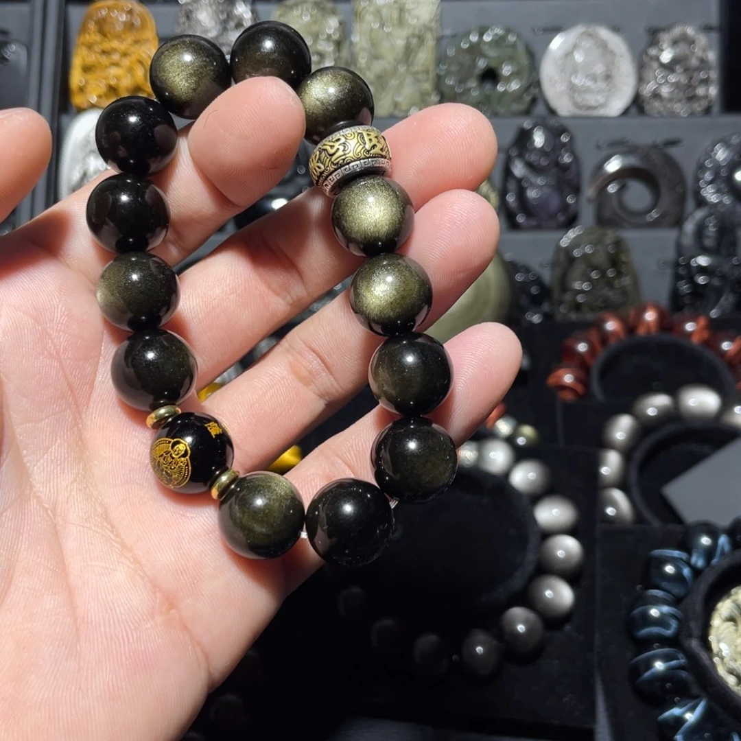 未镶嵌黑曜岩珠宝奇石柒*