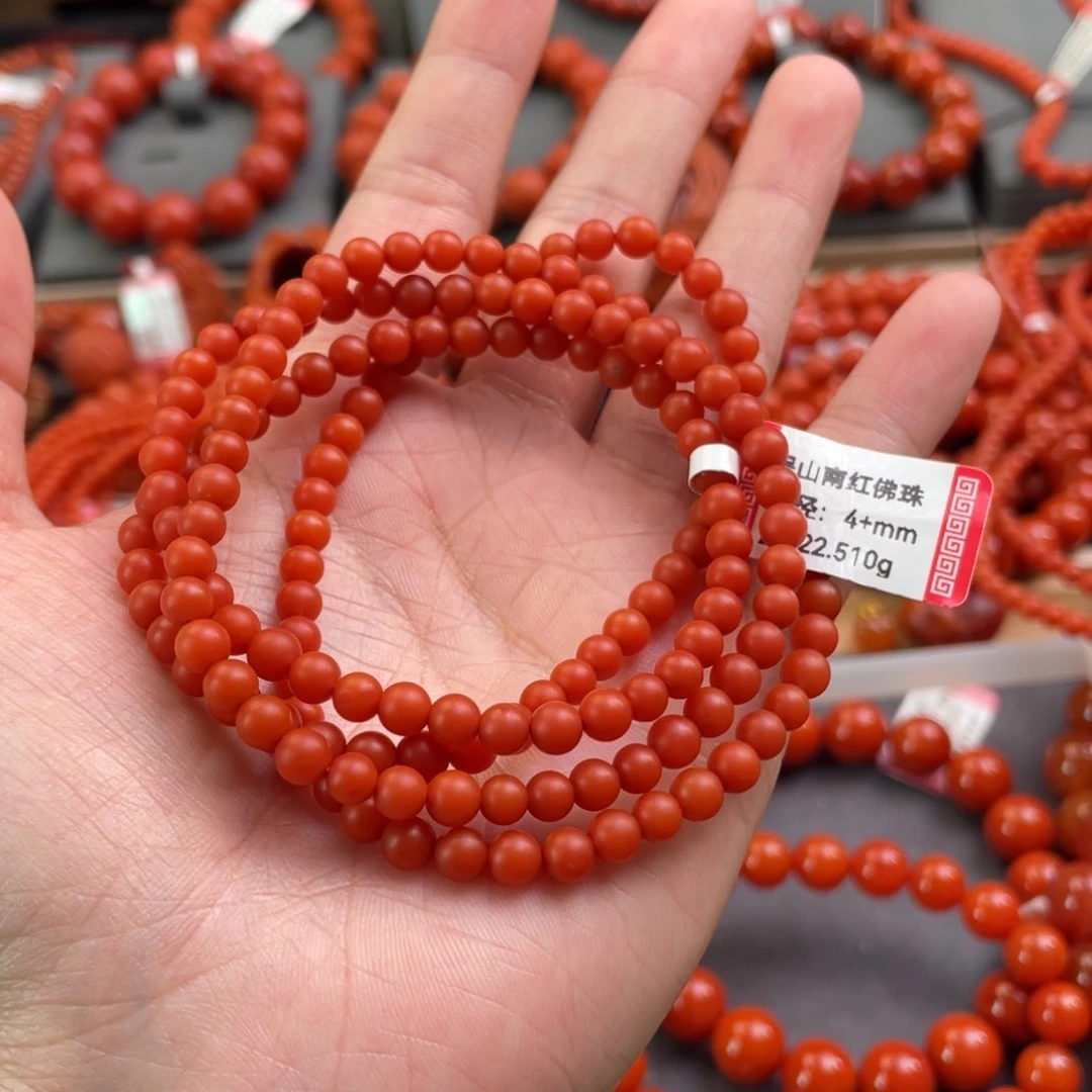 冬***冬未镶嵌手串南红玛瑙