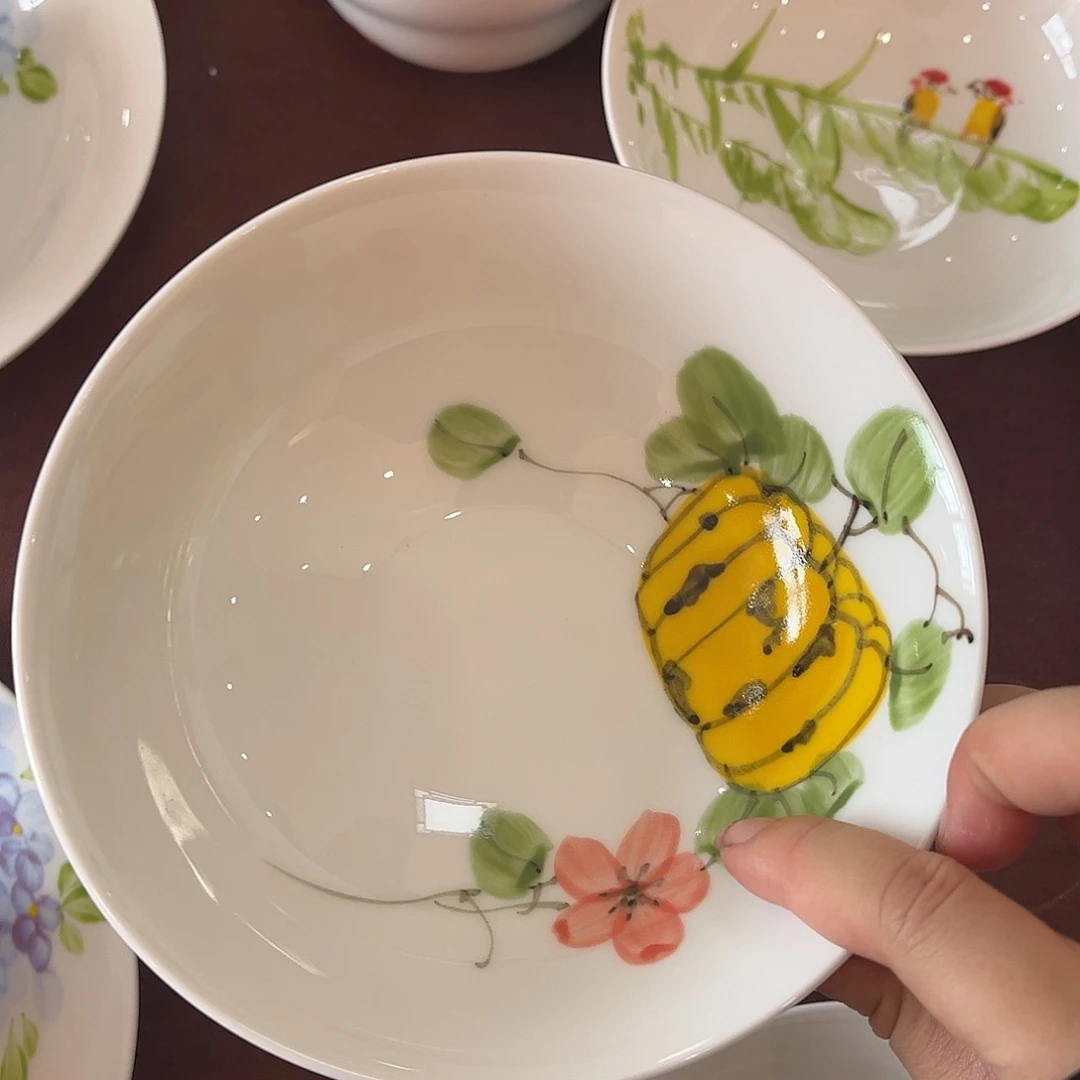 陶瓷景德镇陶瓷手绘餐具