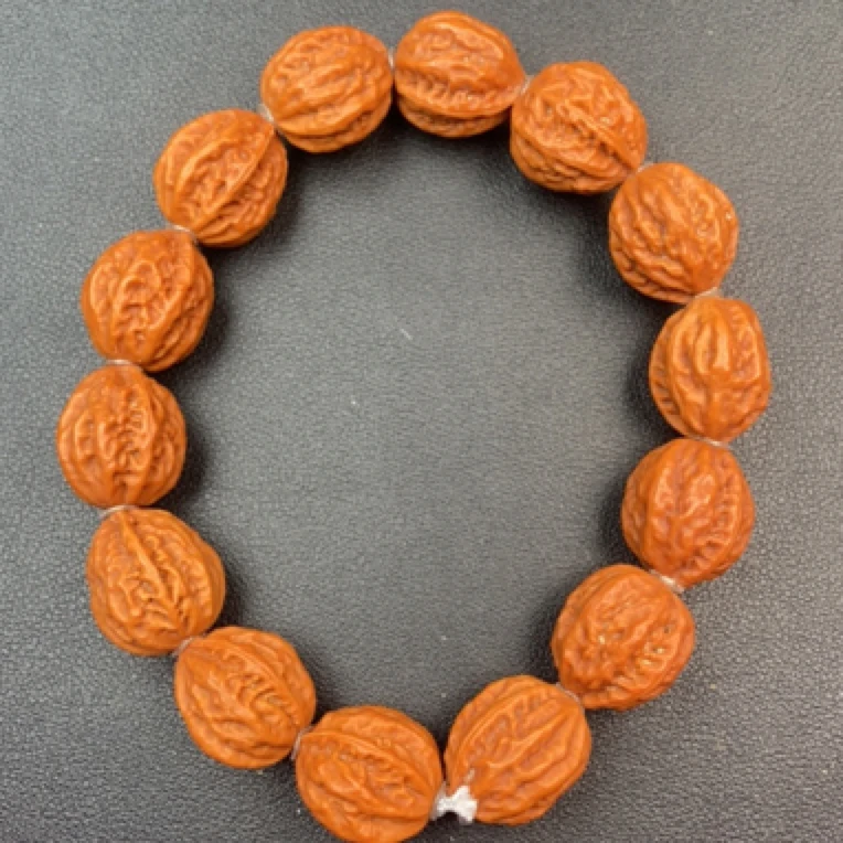 高桩京八棱秋子手串21到24随机核桃发货