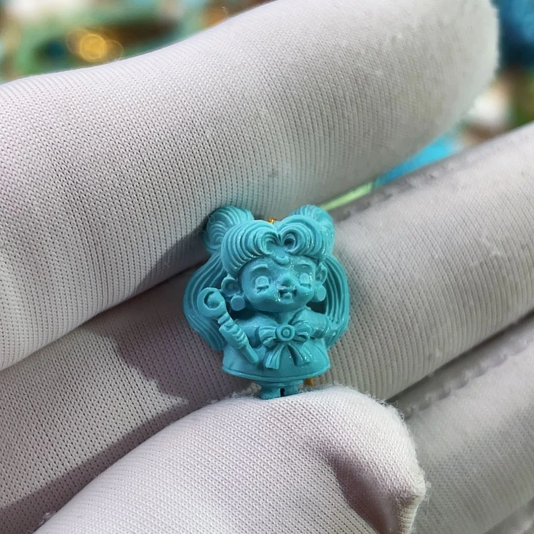 绿松石未镶嵌珠宝奇石12mm