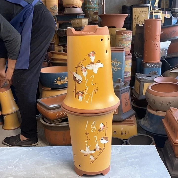 紫砂花盆紫砂花盆