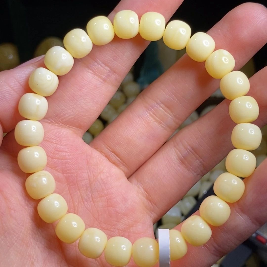 蜜蜡未镶嵌裸石8+手串