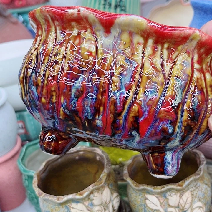 多肉植物陶瓷花盆9.99包邮