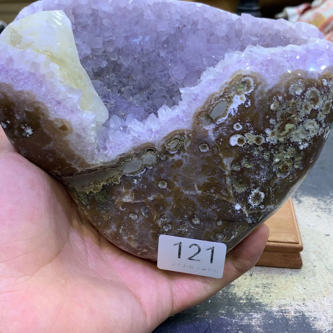 水晶摆件未镶嵌紫晶121