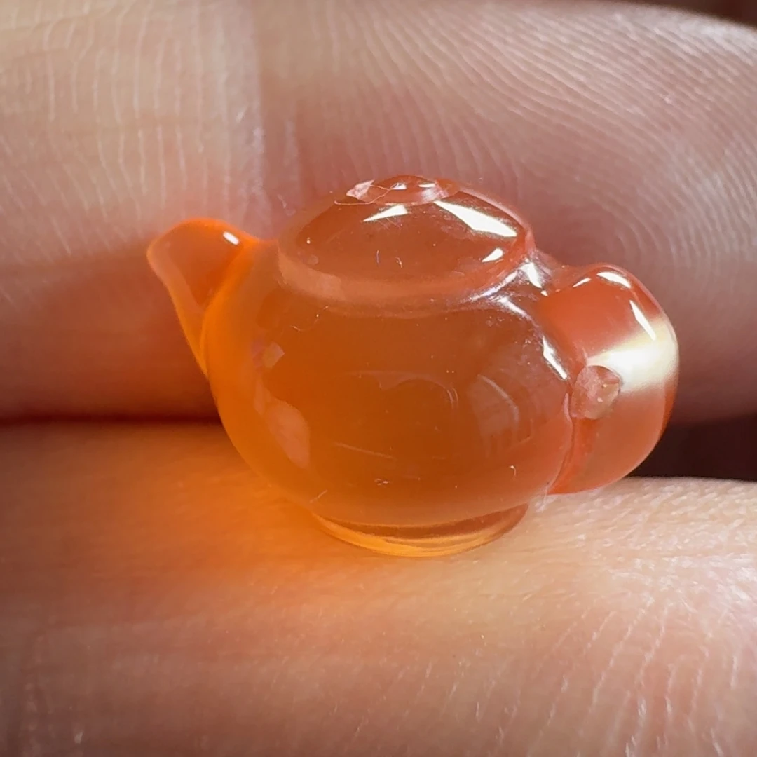 南红玛瑙未镶嵌把把壶