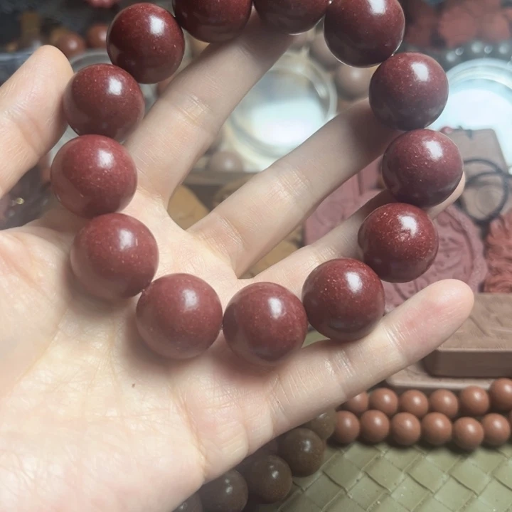 泥塑红火养心1.8单圈，精品珠