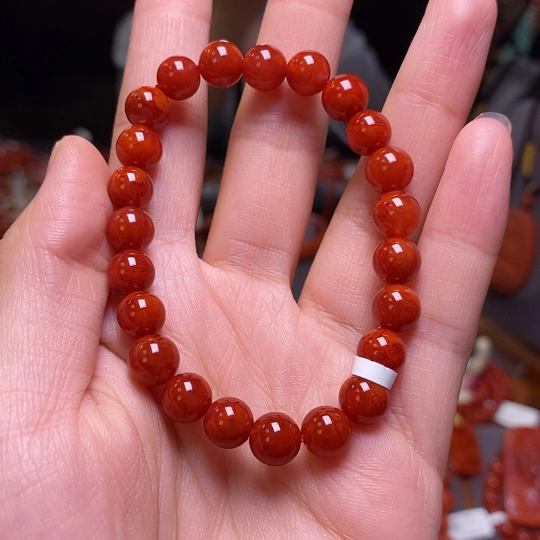 南红玛瑙单圈8m m未镶嵌