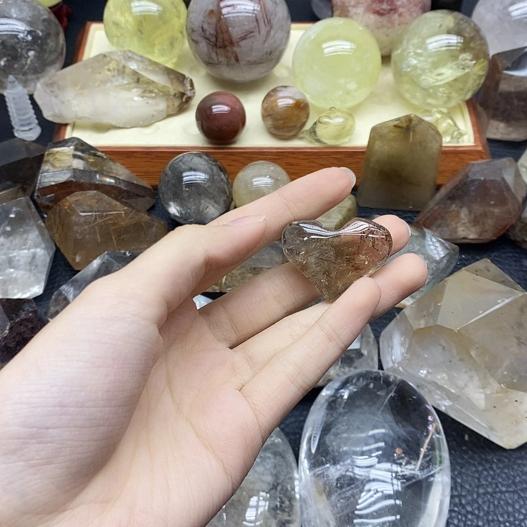 水晶未镶嵌珠宝半成品412水晶石