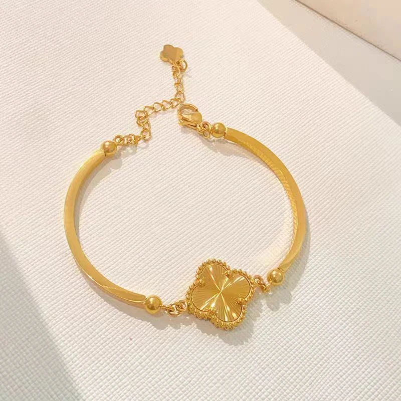 钛钢手链 漫蔻    SL   高级感经典镭射单花手链