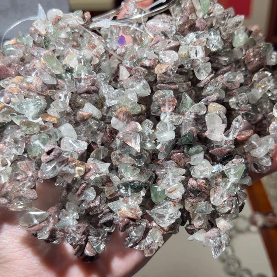 水晶手链未镶嵌幽灵碎石弹力绳手串A37（一组2条）