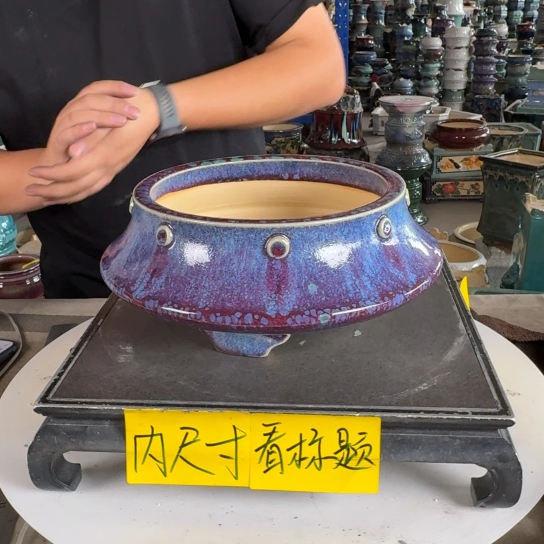 。一风堂石湾花盆 内18*6