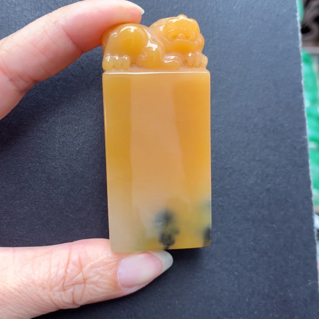 未镶嵌印章石英质玉