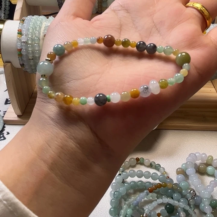 艺***菲翡翠未镶嵌手串翡翠