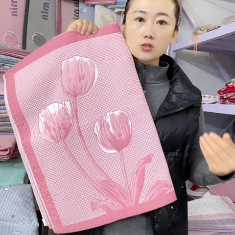 棉特价粉色郁金香