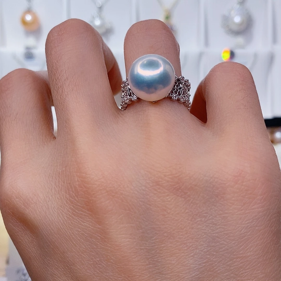 戒指未镶嵌淡水珍珠