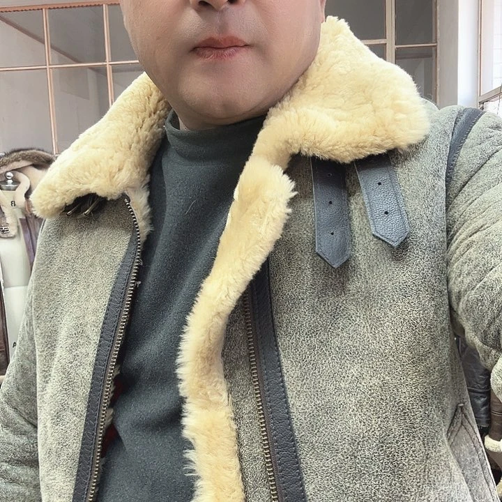绿色龟裂纹50码米色毛