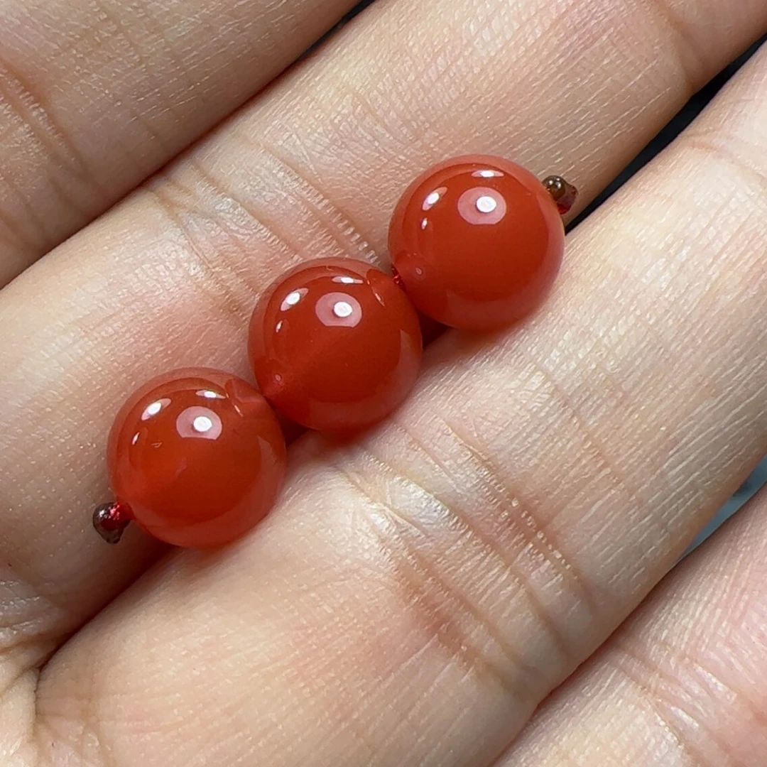 南红玛瑙珠子未镶嵌