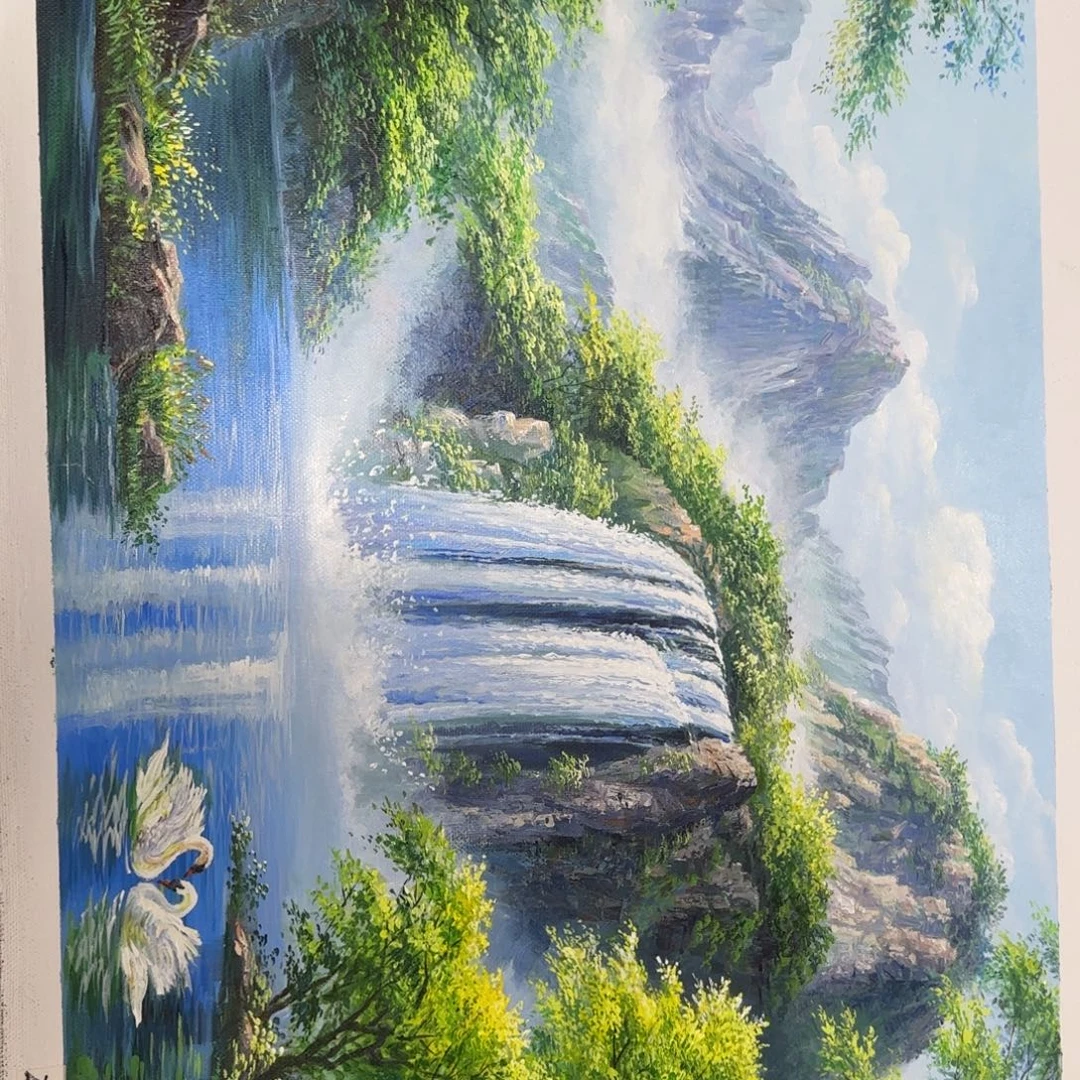 油画加油加油努力加油加油