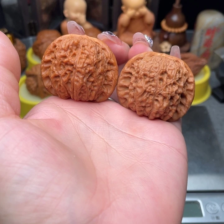 文玩核桃把件血麒麟40微修