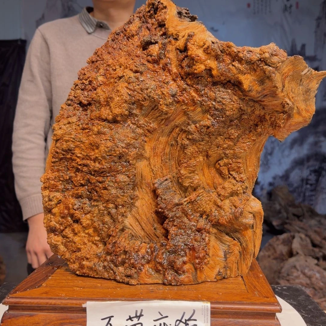 @***@木三丰琥珀木 天然摆件72