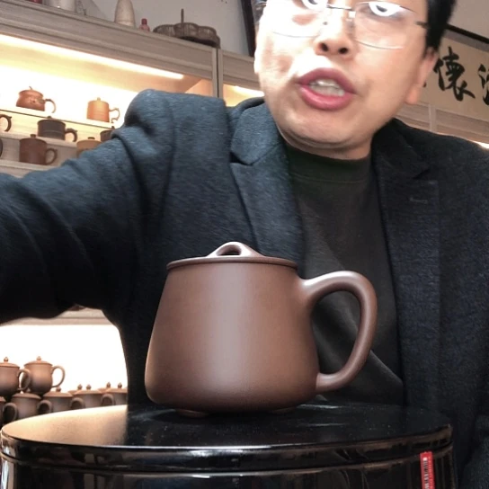 紫泥茶杯石瓢容量450