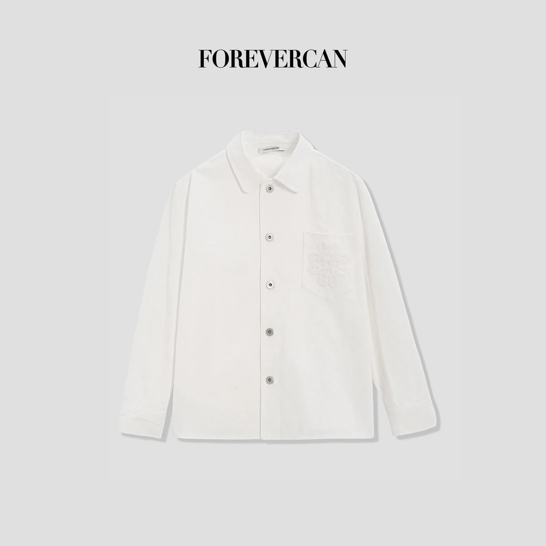 FOREVERCAN“丹宁哲学”简约百搭休闲牛仔外套  ST20202B