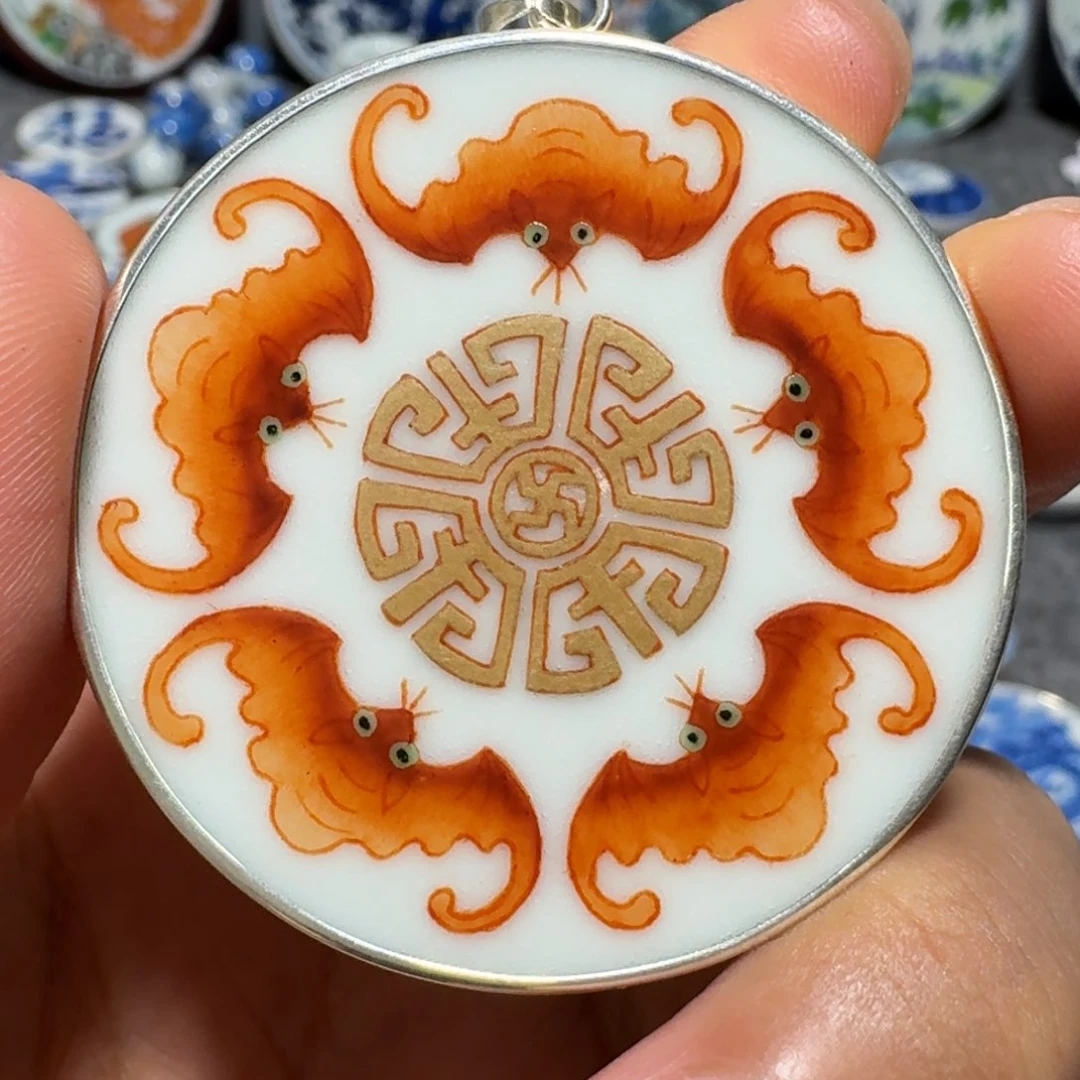 瓷片画**外精品挂件一个