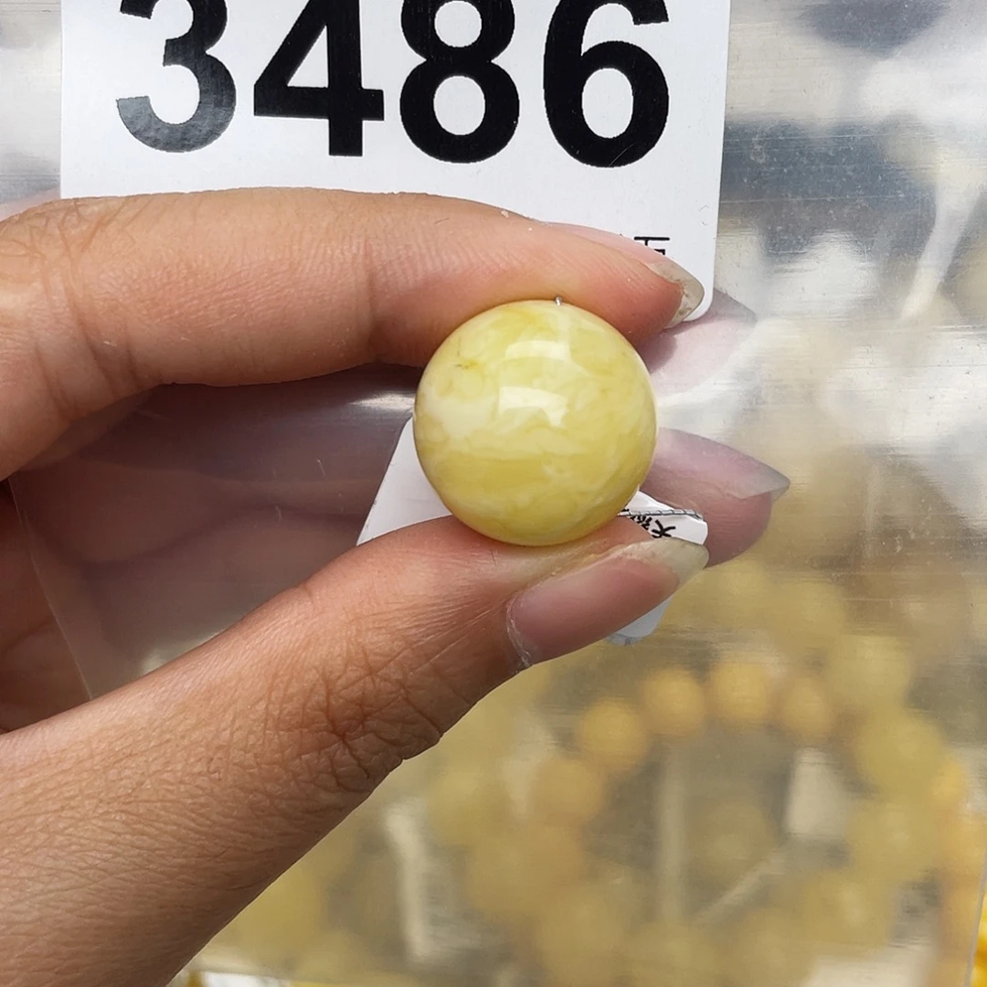 蜜蜡未镶嵌珠宝奇石17.2砂纹