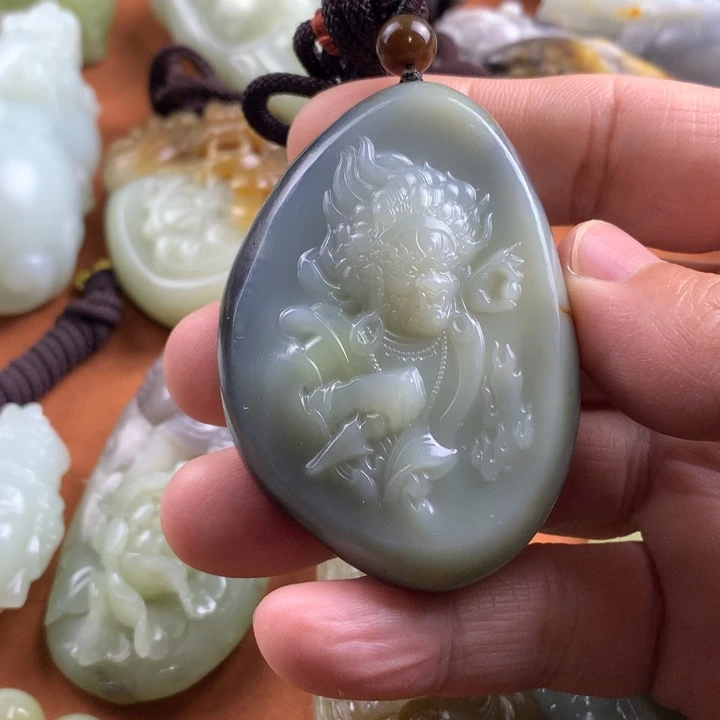 未镶嵌和田玉挂件