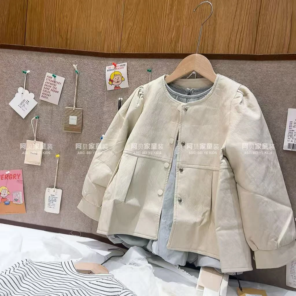 【106】香蕉家2617皮衣外套童装