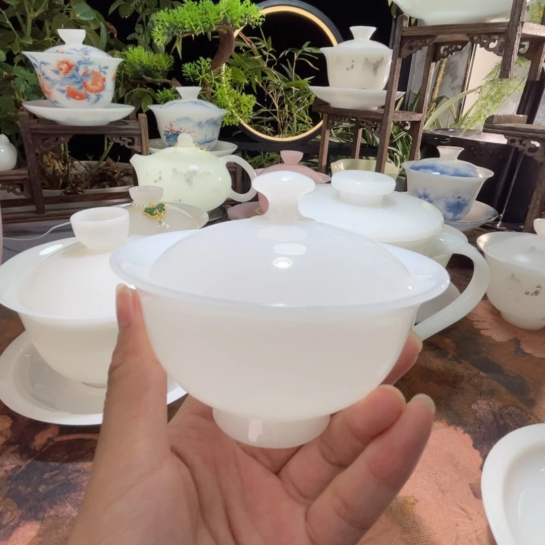 八***张郭志宝二才高足盖碗