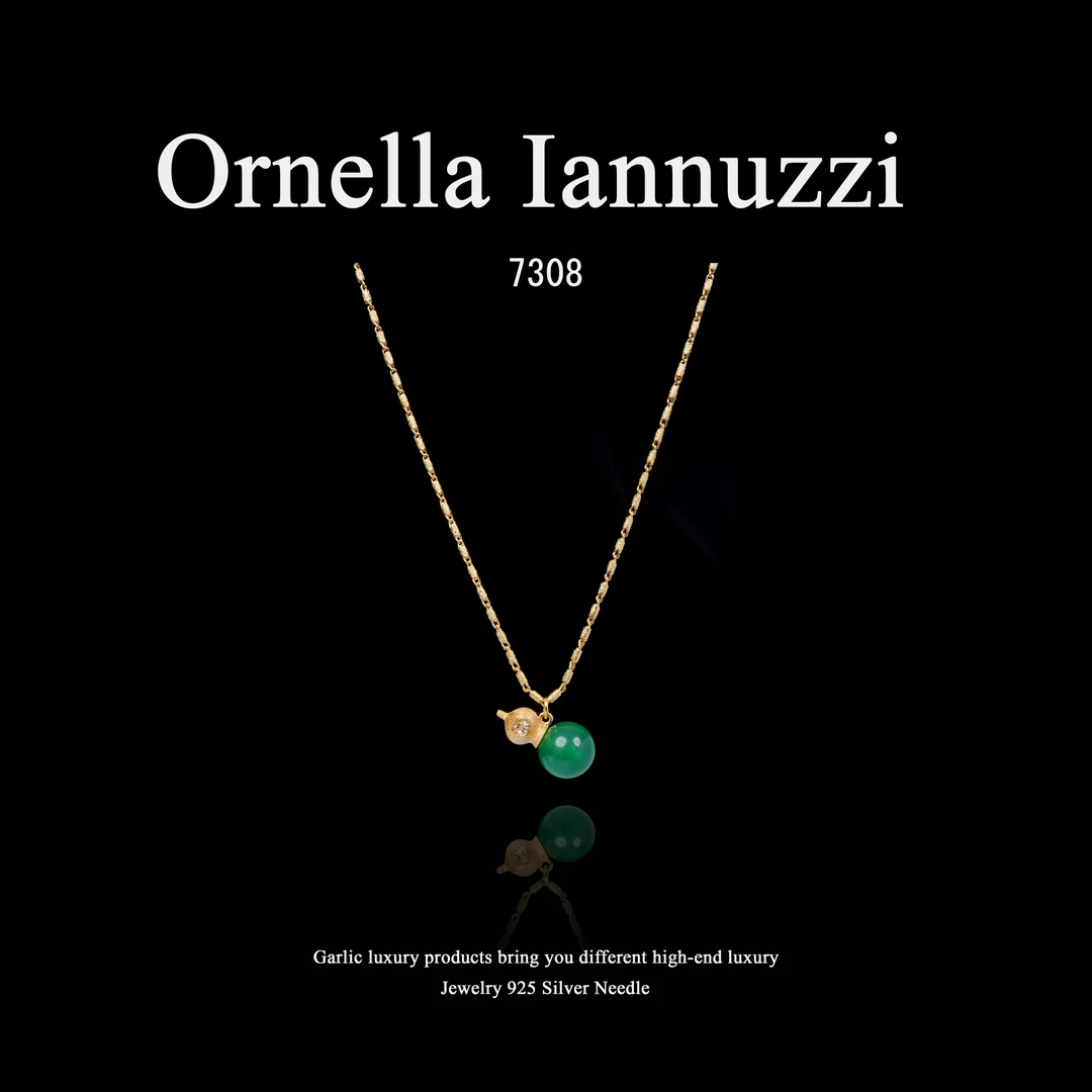 镀K金  Ornella Iannuzzi 项链~7308（40+5cm）