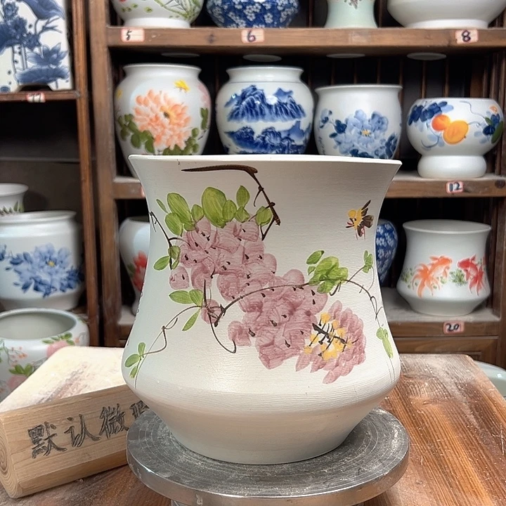 陶小蛮腰紫藤新款陶瓷陶瓷陶瓷