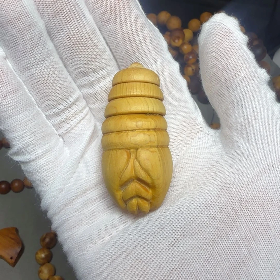 柏木（崖柏）手串/手链金蚕手把件