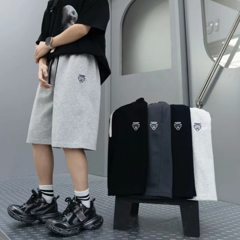 【小哥穿搭】男童休闲裤夏季薄款男童松紧腰裤时尚百搭针织短裤XX72